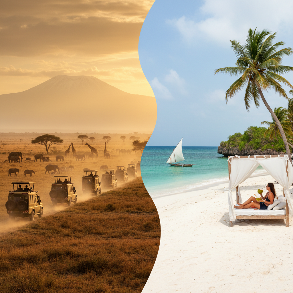 Safari en tanzanie et détente à zanzibar : le combo parfait